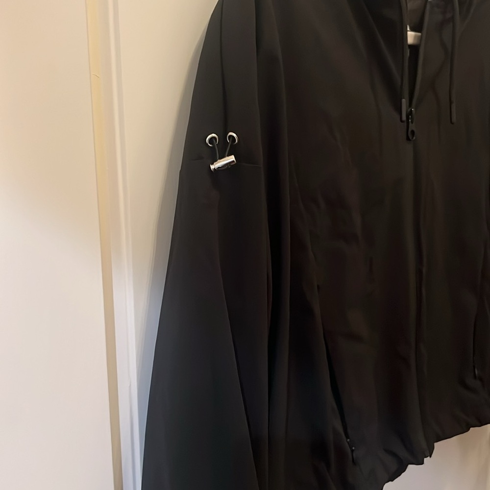 Zara Black Hooded Jacket - Picture 2 of 4
